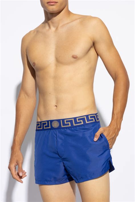 versace swim shorts mens discounted|Versace men's bathing suits.